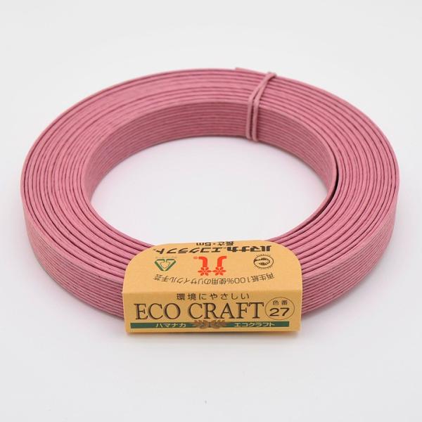 クラフト　エコクラフト　エコクラフトテープ 5m巻 27 さくら｜テープ｜材料｜クラフトテープ