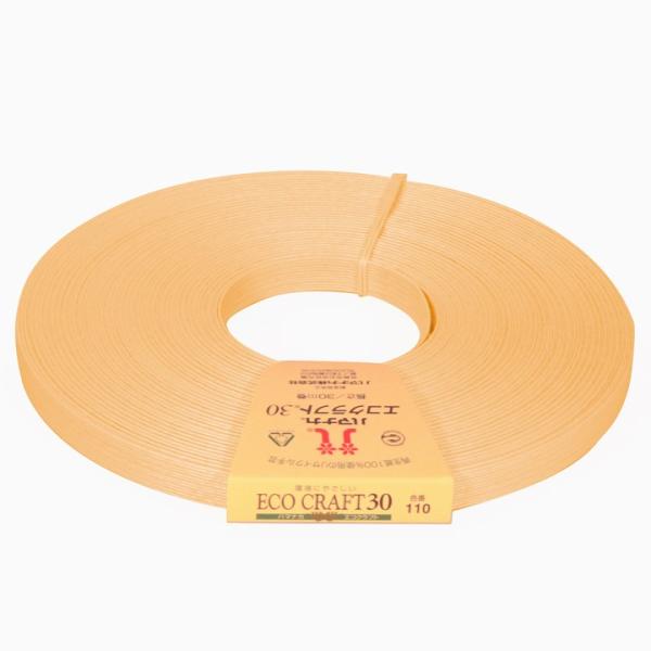 エコクラフトテープ 30m巻 110 クリーム｜テープ 材料 クラフトテープ ハンドメイド