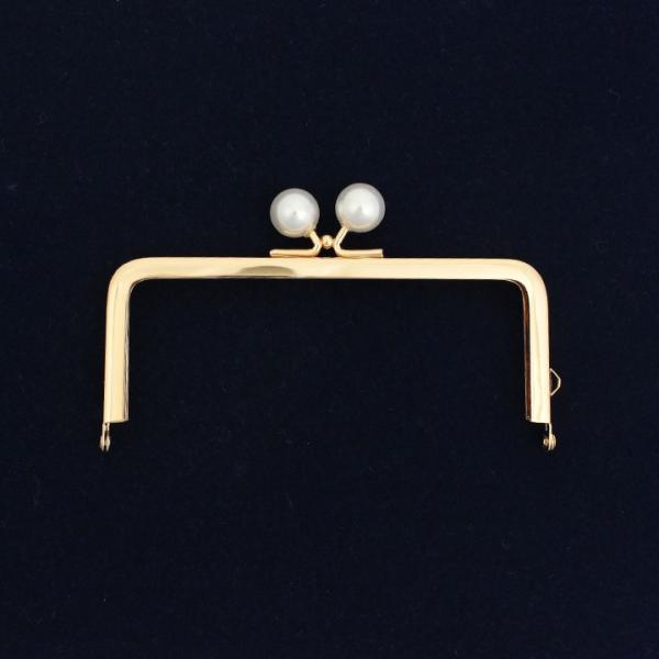 クラフト 副資材 パールつまみ口金 12.5cm ゴールド CH-118PG