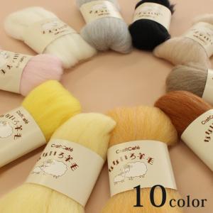 羊毛フェルト なないろ羊毛 10g  | フェルト羊毛 羊毛フェルト