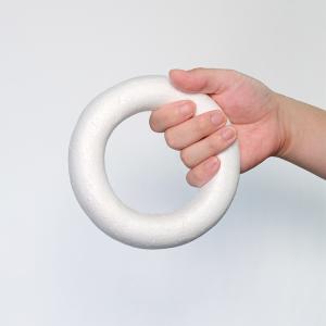 発泡リース 15cm 裏平タイプ リースベース...の詳細画像2