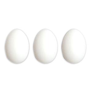 エルベール ミニチュアパーツ 白たまご 3個 MIT-430 | ミニチュア 卵 タマゴ フード 小物 雑貨 ミニチュアハウス ミニチュアクラフト｜shugale1
