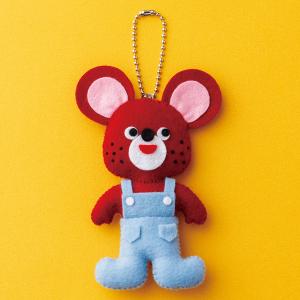 昭和レトロキット 復刻シリーズ メタメタマスコット FMM-1 クマ ／ サンフェルト フェルトキット   くま フェルト手芸 手縫い 昭和レトロ 復刻版 メタメタ