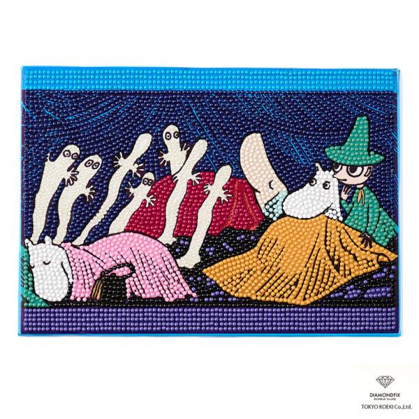 ダイヤモンドフィックス キット ムーミンアートコレクション ニョロニョロ訪問 DFB5-MM001 ...