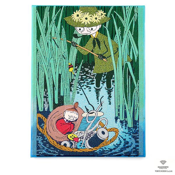 ダイヤモンドフィックス キット ムーミンアートコレクションリトルミイトスナフキンDF34-MM002...