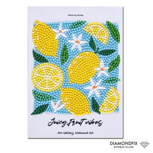 ダイヤモンドフィックス フルーツ コレクション レモン 10-5826 2L | 東京交易 ダイアモンドフィックス 刺繍キット ビーズキャンバスアート 貼り付け