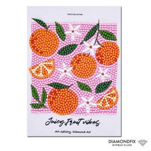ダイヤモンドフィックス フルーツ コレクション オレンジ 10-5828 2L | 東京交易 ダイアモンドフィックス 刺繍キット ビーズキャンバスアート 貼り付け