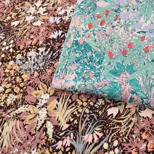 LE DEPART フラワーガーデン デイジー柄 オックス 50cm単位 | 切売り