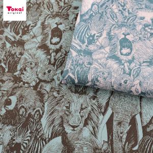 クラフトハートトーカイ YUWA antique rose 綿麻キャンバス 50cm単位