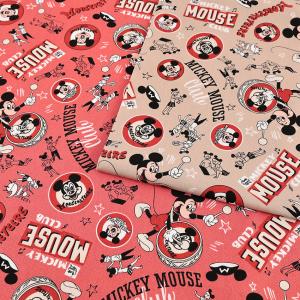 ディズニー 100周年 ミッキーマウスクラブ オックス 50cm単位｜切売り 切り売り 生地 布 布地 Disney100 ディズニー Disney キャラクター コットン100％の商品画像