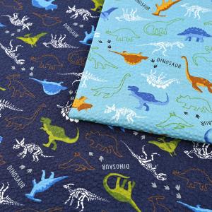 クラフトハートトーカイ 福井恐竜博物館 水墨恐竜柄 オックスキルト