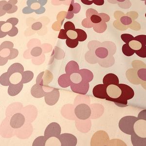 Retro Charm 花びら オックス 50cm単位 | 切売り 切り売り 生地 布 布地 花柄 フラワー柄 かわいい