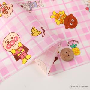 アンパンマン フルーツ柄 ブロード 50cm単...の詳細画像3