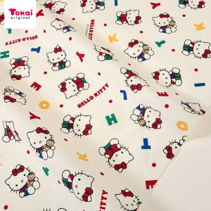 サンリオ ハローキティ アルファベット オックス 50cm単位 | 切売り 切り売り 生地 布 布地 キャラクター
