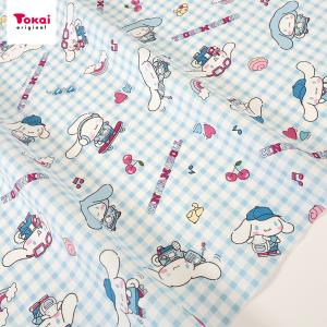 サンリオ シナモロール ポップ オックス 50cm単位 | 切売り 切り売り 生地 布 布地 キャラクター シナモン