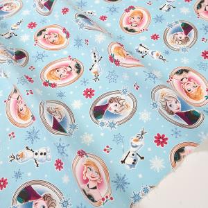 ディズニー アナと雪の女王 オックス 50cm単位 | 切売り 切り売り 生地 布 布地 キャラクター コットン100％