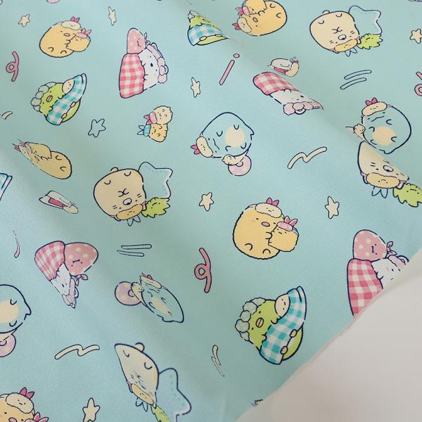 すみっコぐらし 夢みる柄 オックス 50cm単位 | 切売り 切り売り 生地 布 布地 コットン10...