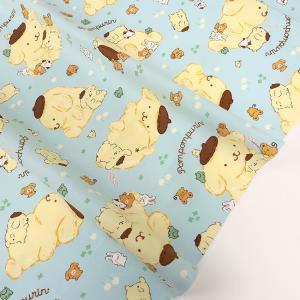 生地 布 サンリオ ポムポムプリン 30周年柄 オックス 50cm単位 | 切売り 切り売り 布地 キャラクター かわいい