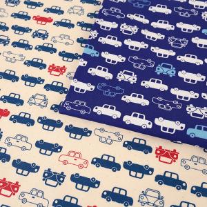 Simply palette 車 オックス 50cm単位 | 切売り 切り売り 生地 布 布地 コットン100％ かっこいい 自動車
