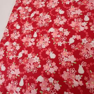いろは日和 桜とうさぎ ツムギクロス 50cm...の詳細画像1