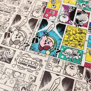 生地 布 星のカービィ コミックパニック柄 オックス 50cm単位 | 切売り 切り売り 布地 キャラクター かわいい