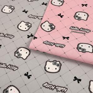 生地 布 サンリオ ハローキティ ガーリー オックス 50cm単位 | 切売り 切り売り 布地 キャラクター かわいい キティちゃん