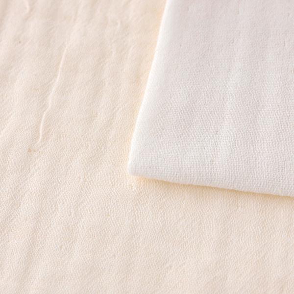 先染め綿麻ダブルガーゼ（50cm単位）｜切売り 切り売り 生地 布 布地 マスク 天然素材 コットン...