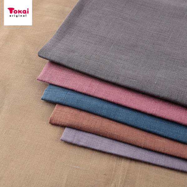 国産カラーリネン 50cm単位｜切売り 切り売り 生地 布 布地 無地 ベーシック シンプル 日本製...