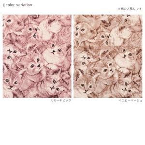 猫柄 綿麻キャンバス 50cm単位|切売り 切...の詳細画像5