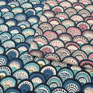 北欧の森 ウェーブ 綿麻キャンバス 50cm単位...の商品画像