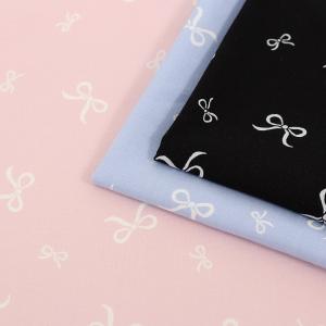 Cute trend リボン柄 スケア 50cm単位 | 切売り 切り売り 生地 布 布地 コットン100％ かわいい くすみカラー りぼん柄 リボン柄 アンニョン 韓国テイスト 韓国