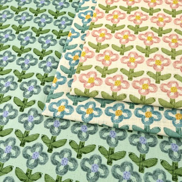 LINEN LIKE SLUB(リネンライクスラブ) Nobana Hanko 50cm単位 | 切...