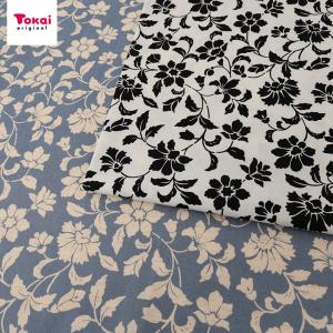 CRA-SEW collection 綿麻シーチング テイラートーン JCY-044 50cm単位 | 切売り 切り売り 生地 布 布地 有輪商店 YUWA 花柄 フラワー柄 植物柄 コットンリネン｜手芸材料の通販シュゲールYahoo!店