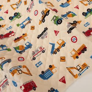 お気に入りシリーズ はたらく車たち オックスキルト 50cm単位 | 切売り 切り売り 生地 布 布地 かっこいい キルティング
