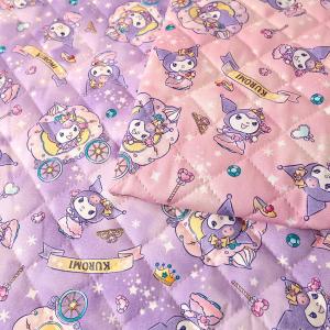 サンリオ クロミ スパークル オックスキルト 50cm単位 | 切売り 切り売り 生地 布 布地 キャラクター