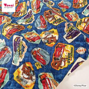 ディズニー ピクサー カーズ ワッペン柄 オックスキルト 50cm単位 | 切売り 切り売り 生地 布 布地 キャラクター かっこいい