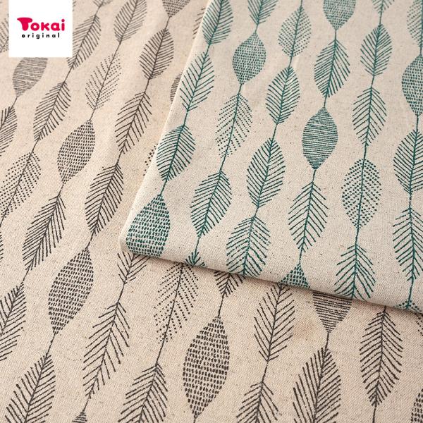 綿麻エッチングリーフ リーフ2 綿麻キャンバス 50cm単位 | 切売り 切り売り 生地 布 布地 ...