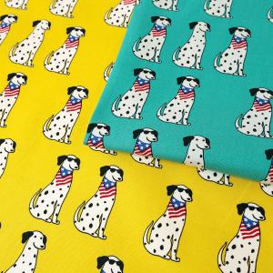 ダルメシアン サングラス オックス 50cm単位 | 切売り 切り売り 生地 布 布地 イヌ 犬 いぬ かわいい