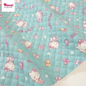 サンリオ ハローキティ パステル オックスキルト 50cm単位 | 切売り 切り売り 生地 布 布地 キルティング