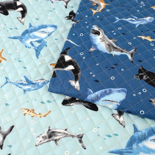 海の仲間たち オックスキルト 50cm単位 | 切売り 切り売り 生地 布 布地 キルティング かっ...