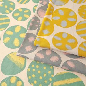 手描き風サークル柄 オックス 50cm単位 | 切売り 切り売り 生地 布 布地 コットン100％ ラウンド ドット柄