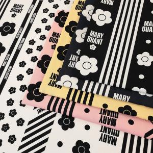 マリークワント マルチストライプ柄 オックス 50cm単位 | 切売り 切り売り 生地 布 布地 コットン100％ かわいい おしゃれ