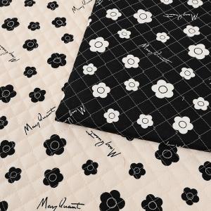 生地 布 マリークワント ミニデイジー オックスキルト 50cm単位 | 切売り 切り売り 布地 マリクワ キルティング