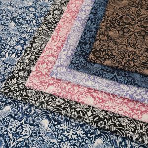 V&amp;A Fabric Collection いちご泥棒 オックス 50cm単位 | 切売り 切り売り 生地 布 布地 コットン100％ おしゃれ