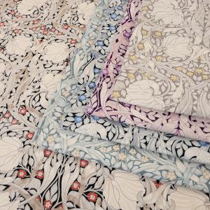 V&amp;A Fabric Collection ピンパネル オックス 50cm単位 | 切売り 切り売り 生地 布 布地 コットン100％ おしゃれ