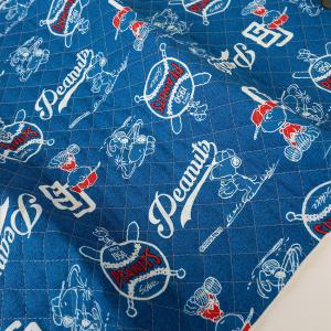 ピーナッツ スヌーピー ベースボール オックスキルト 50cm単位 | 切売り 切り売り 生地 布 布地 かっこいい キルティング