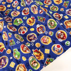 スーパーマリオ コイン柄 オックスキルト 50cm単位 | 切売り 切り売り 生地 布 布地 キルティング かっこいい