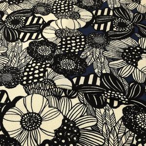 生地 布 う早この布 アートフラワー リップル 50cm単位 | 切売り 切り売り 布地 花柄 フラワー柄 うさこの布