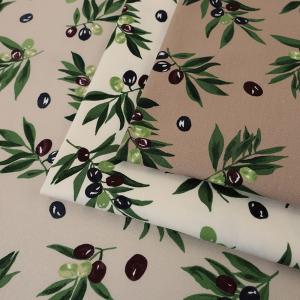 オリーブ柄 オックス 50cm単位 | 切売り 切り売り 生地 布 布地 コットン100％ ナチュラル おしゃれ かわいい