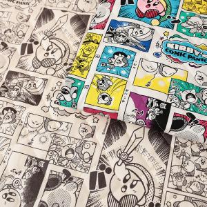 生地 布 星のカービィ コミックパニック柄 オックスキルト 50cm単位 | 切売り 切り売り 布地 キルティング 厚手